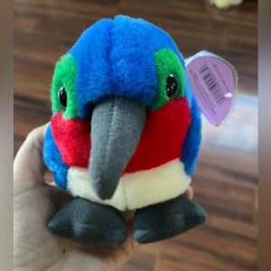 Puffkins  Whizzer  Humming Bird Vintage plush toy